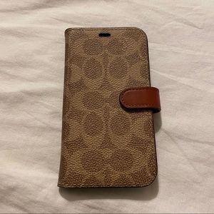 Coach Signature Wallet IPhone X and Xs Case